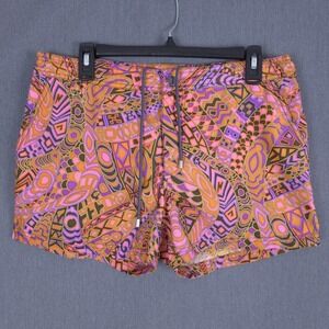 Mr Turk‎ Swim Shorts Mens 32 (Fits 33x3.5) Abstract Psychedelic AOP Lined Trunks
